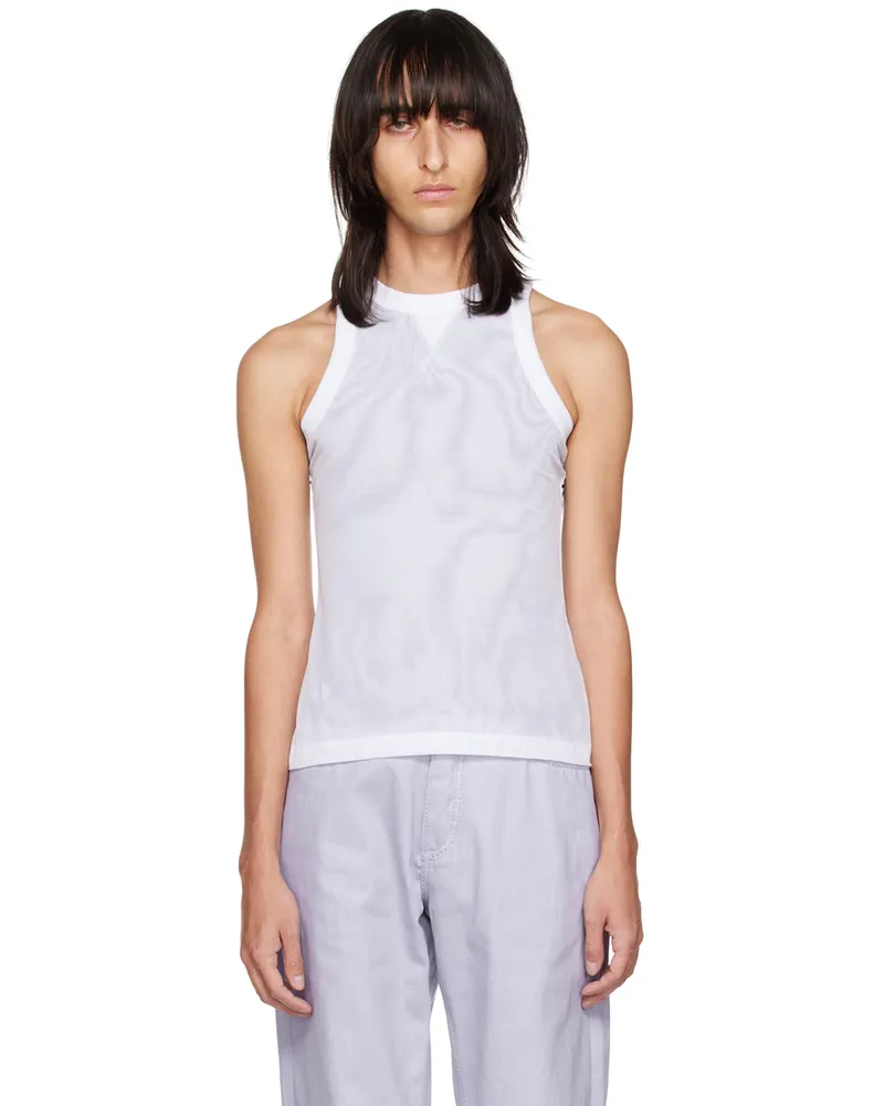 Eytys White Lyra Tank Top Optic