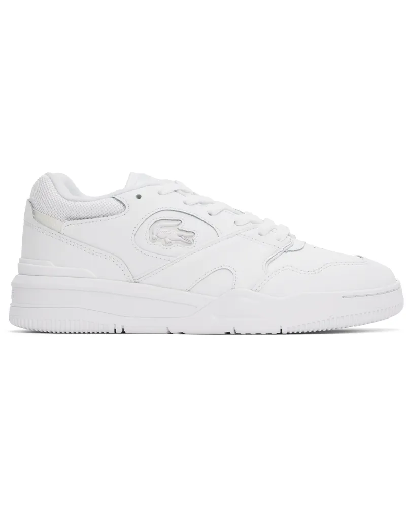 Lacoste White Lineshot Signature Heel Sneakers 21g