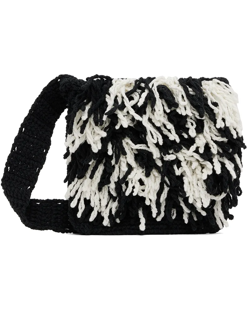 Adererror Black Fringed Bag Black