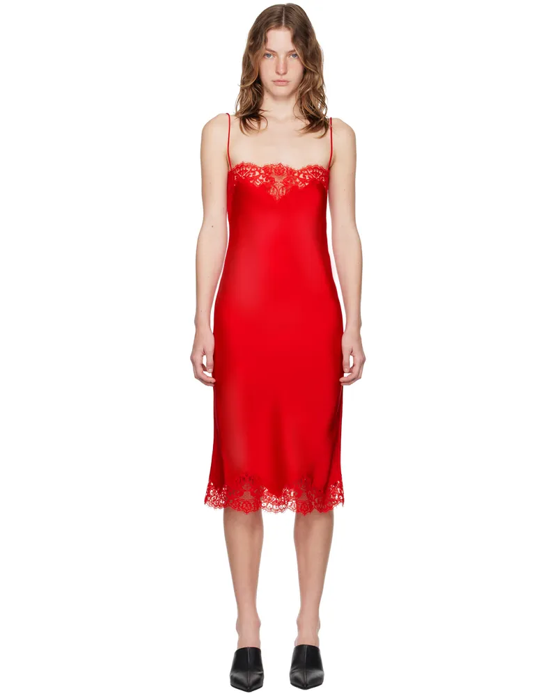 Stella McCartney Red Lace Minidress 6025