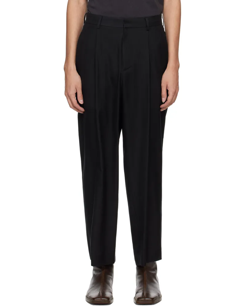 ATON Black Nidom Trousers 005