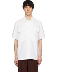 Jil Sander White Heavy Shirt Optic