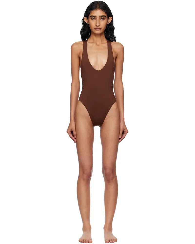 Haight Brown Juliana Swimsuit Brauna