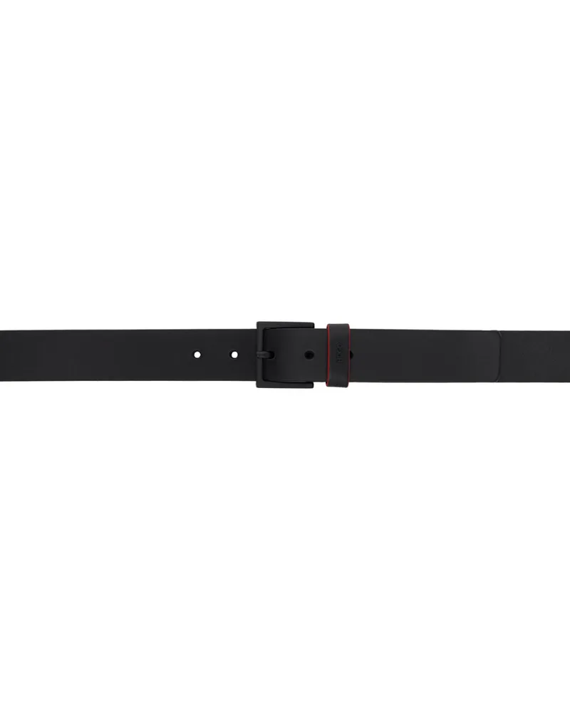 HUGO BOSS Black Leather Belt 003-black
