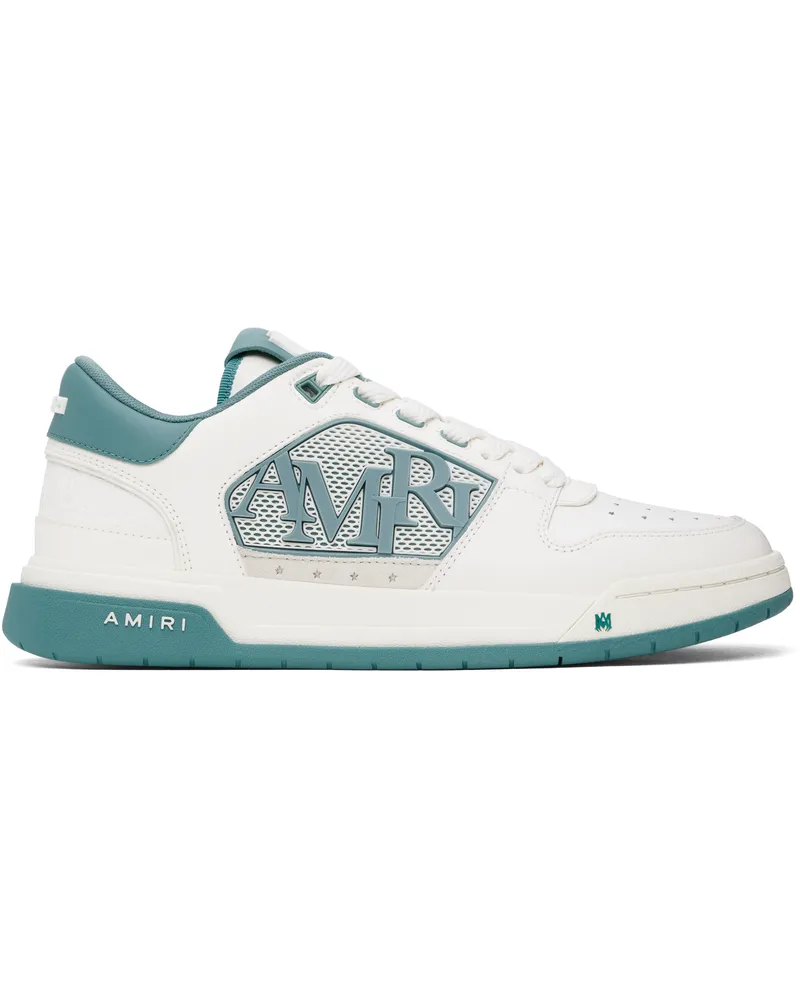 Amiri White & Blue Classic Low Sneakers Marine