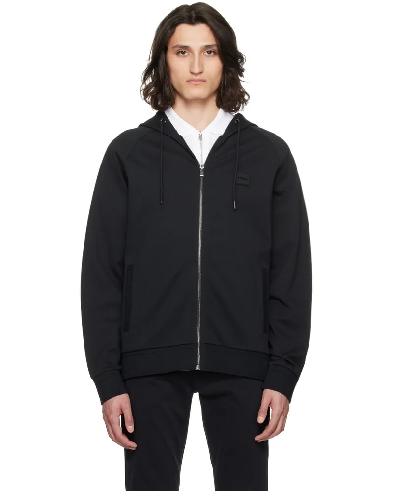 HUGO BOSS Black Patch Hoodie 002-black