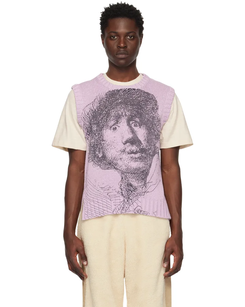 J.W.Anderson Purple Crewneck Vest 730