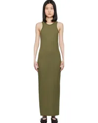 Rag & Bone Green Round Neck Maxi Dress Drkolve