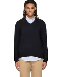 Vince Navy V-Neck Sweater Coastal-403cbl