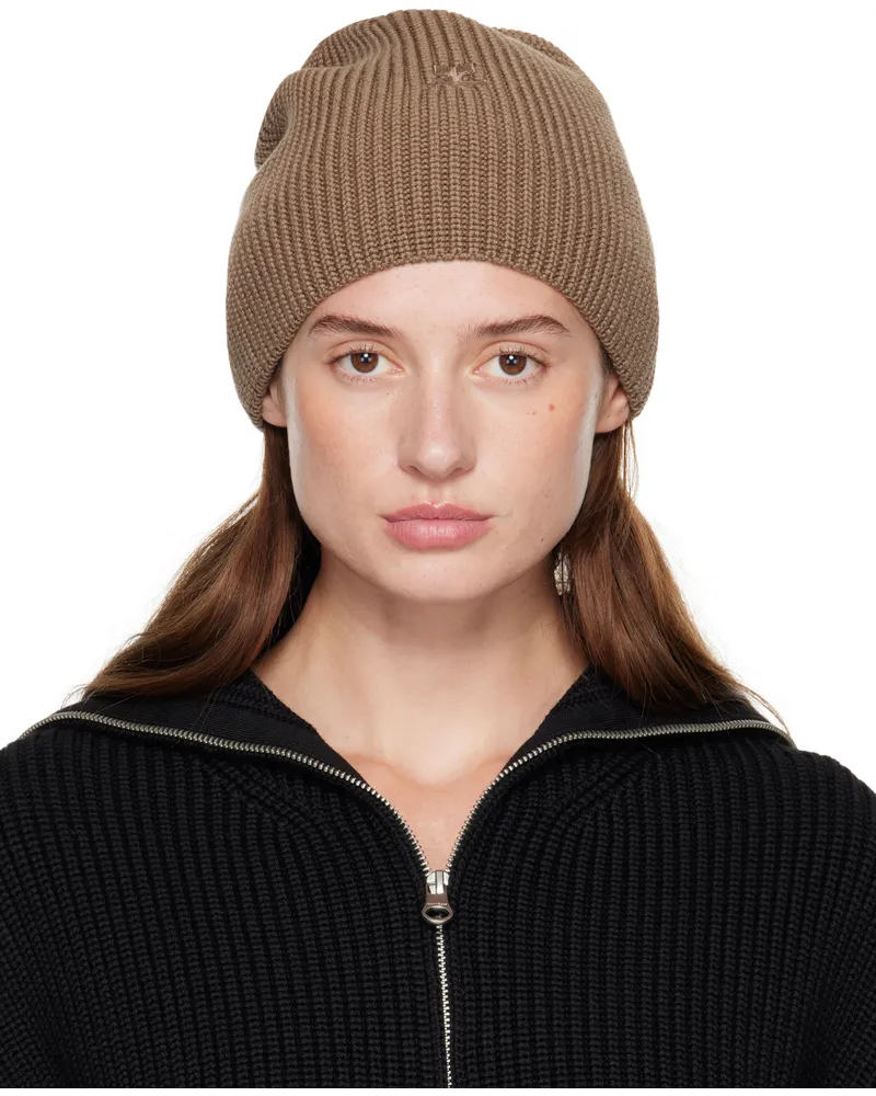 Courrèges Taupe AC Light Wool Beanie 1098