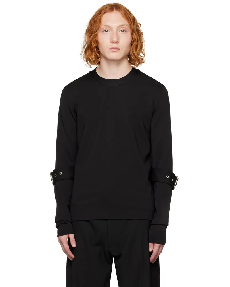 Maximilian Davis Black Stride Sweater Black