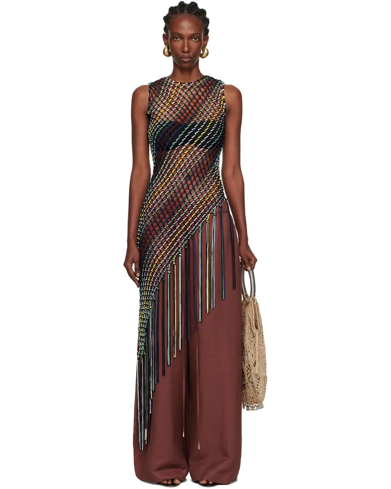Gabriela Hearst Multicolor Niamh Minidress Blm