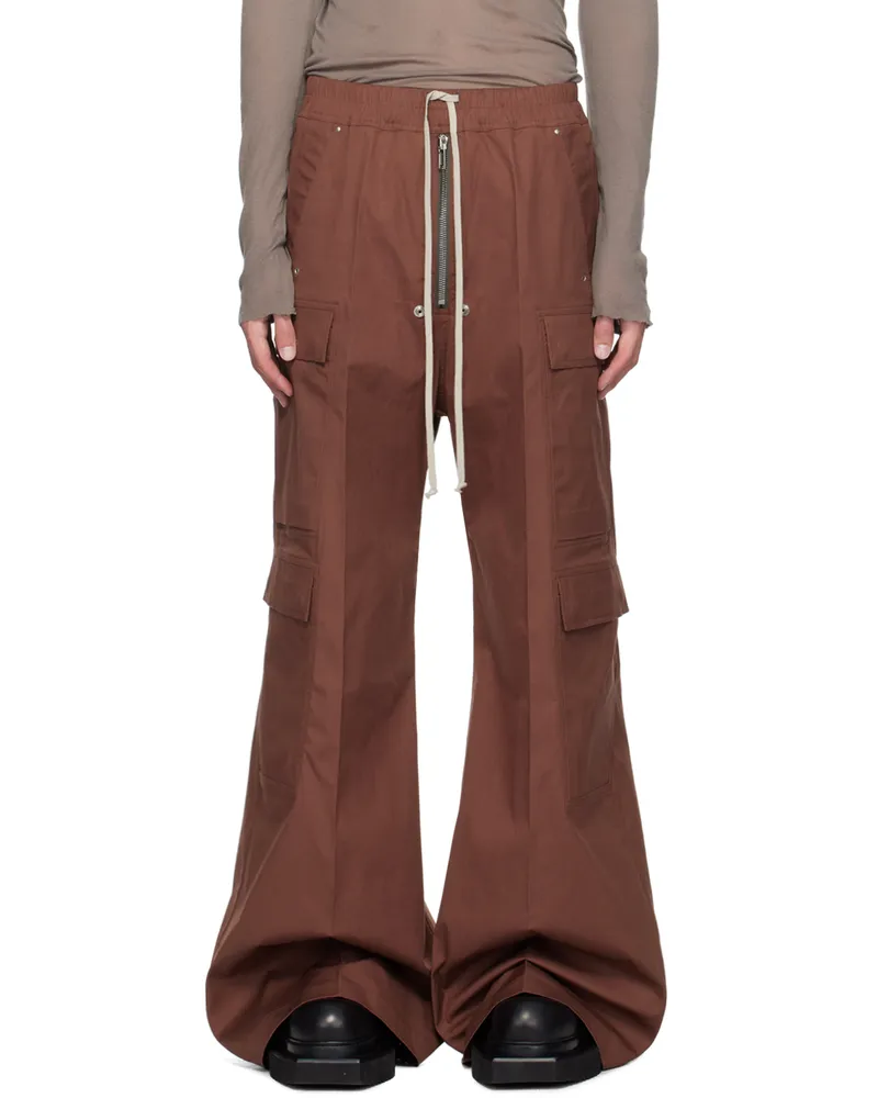 Rick Owens Brown Cargobelas Cargo Pants 93