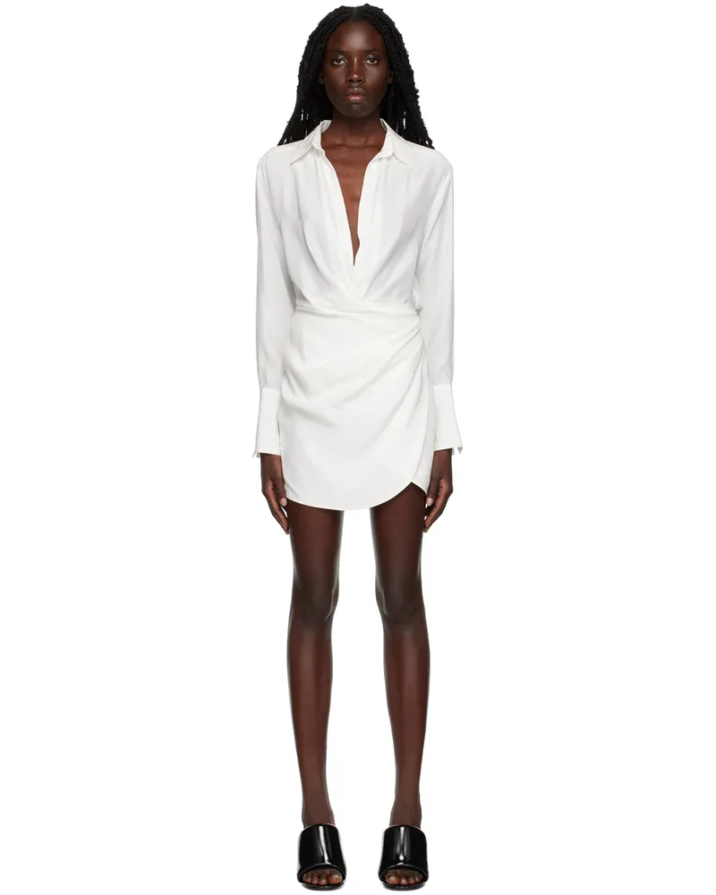 GAUGE81 White Naha Mini Dress 141