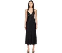 Black Aspen Midi Dress
