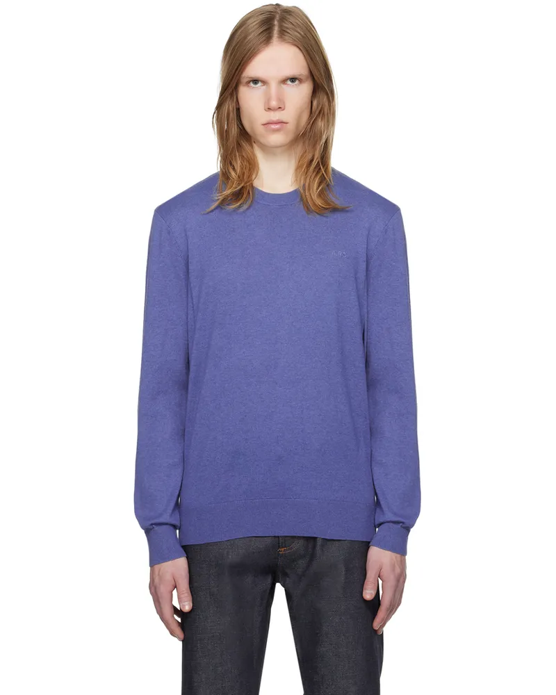 A.P.C. Blue Julio Sweater Pic