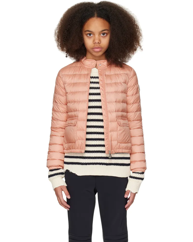 Moncler Big Kids Pink Lans Down Jacket 51v