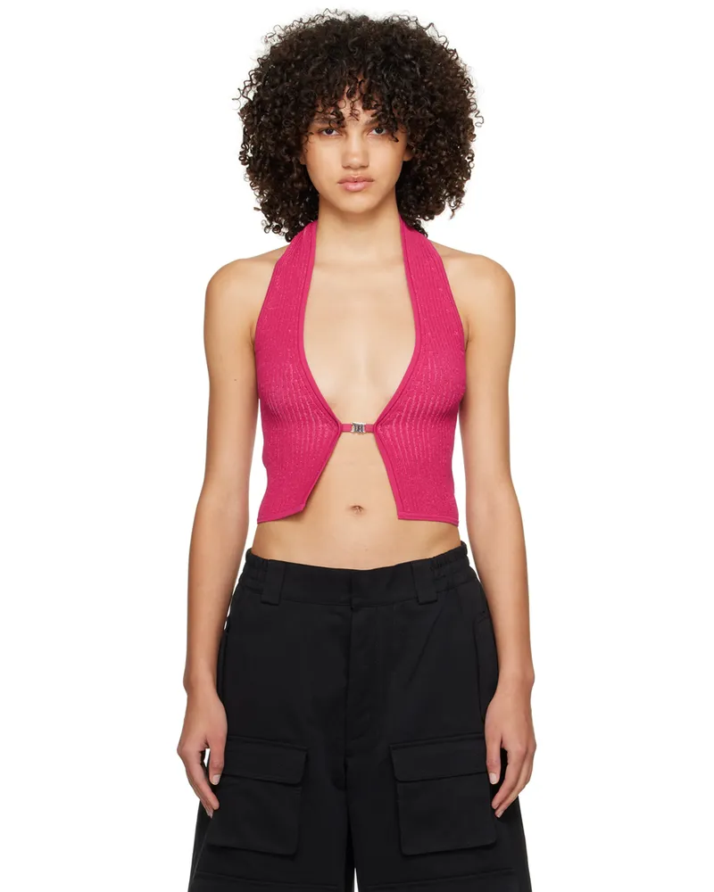 MISBHV SSENSE Exclusive Pink Fully Fashioned Tank Top Fuchsia