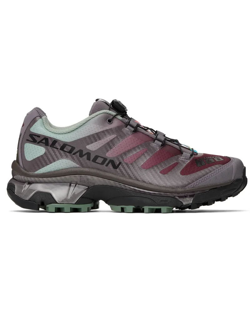 Salomon Burgundy & Green XT-4 OG Sneakers Excalibur