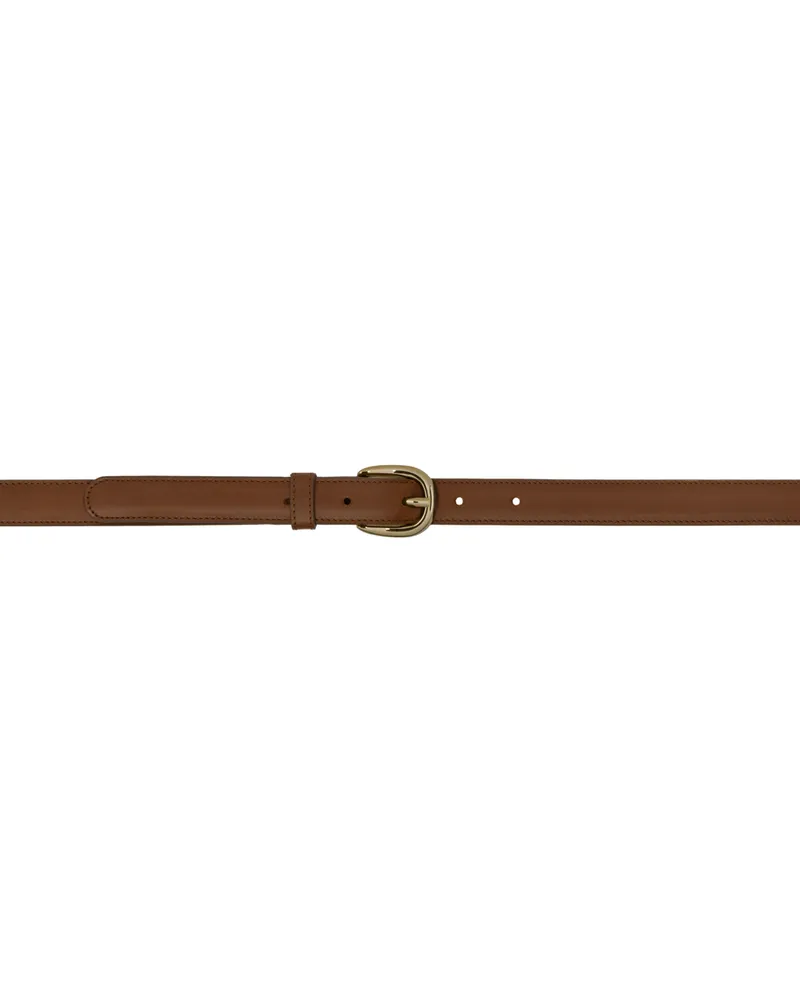 A.P.C. Brown Rosette Belt Cad