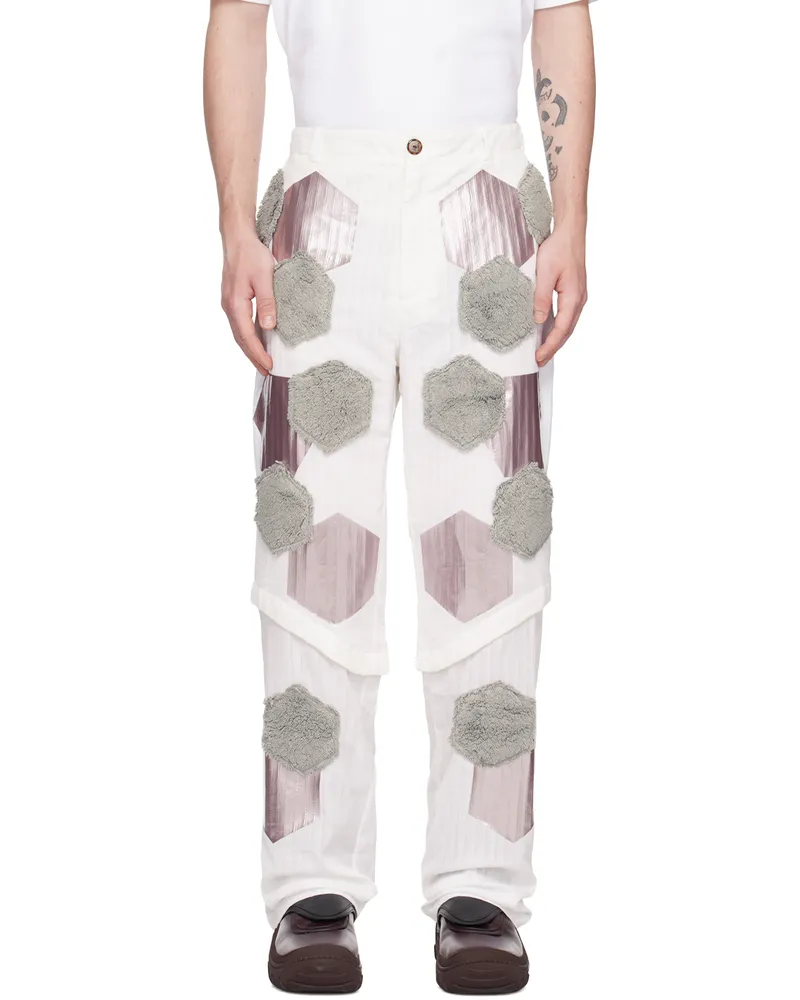 KIKO KOSTADINOV White Danh Trousers Frost