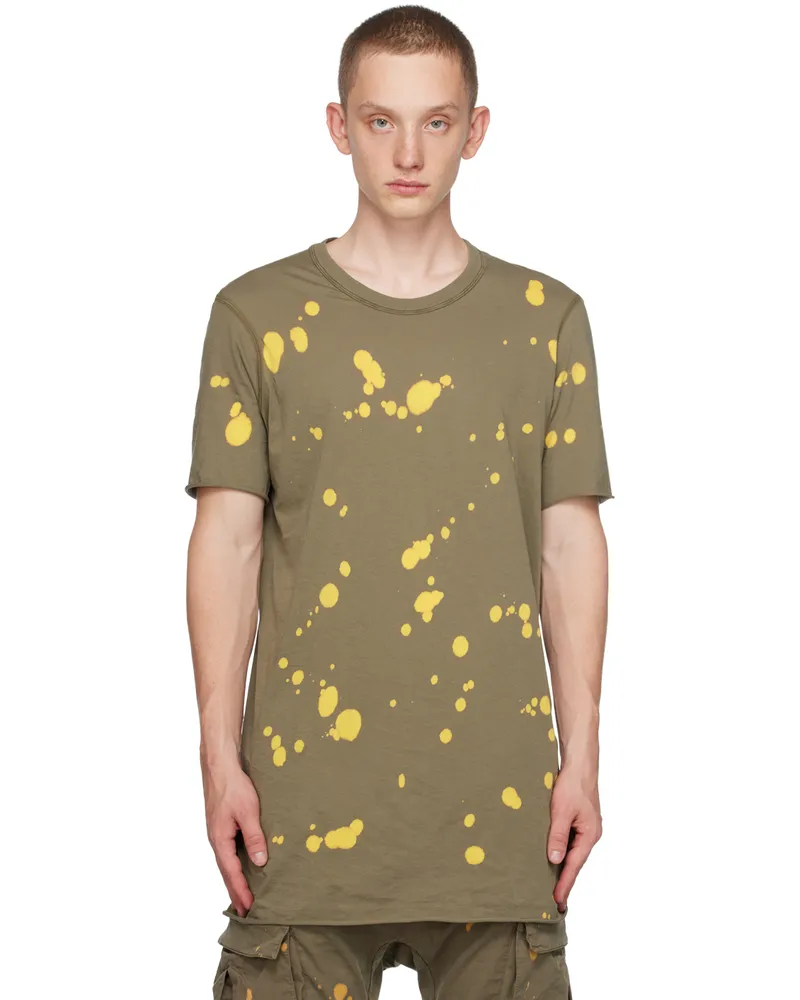 Boris Bidjan Saberi Green TS5 T-Shirt Dark