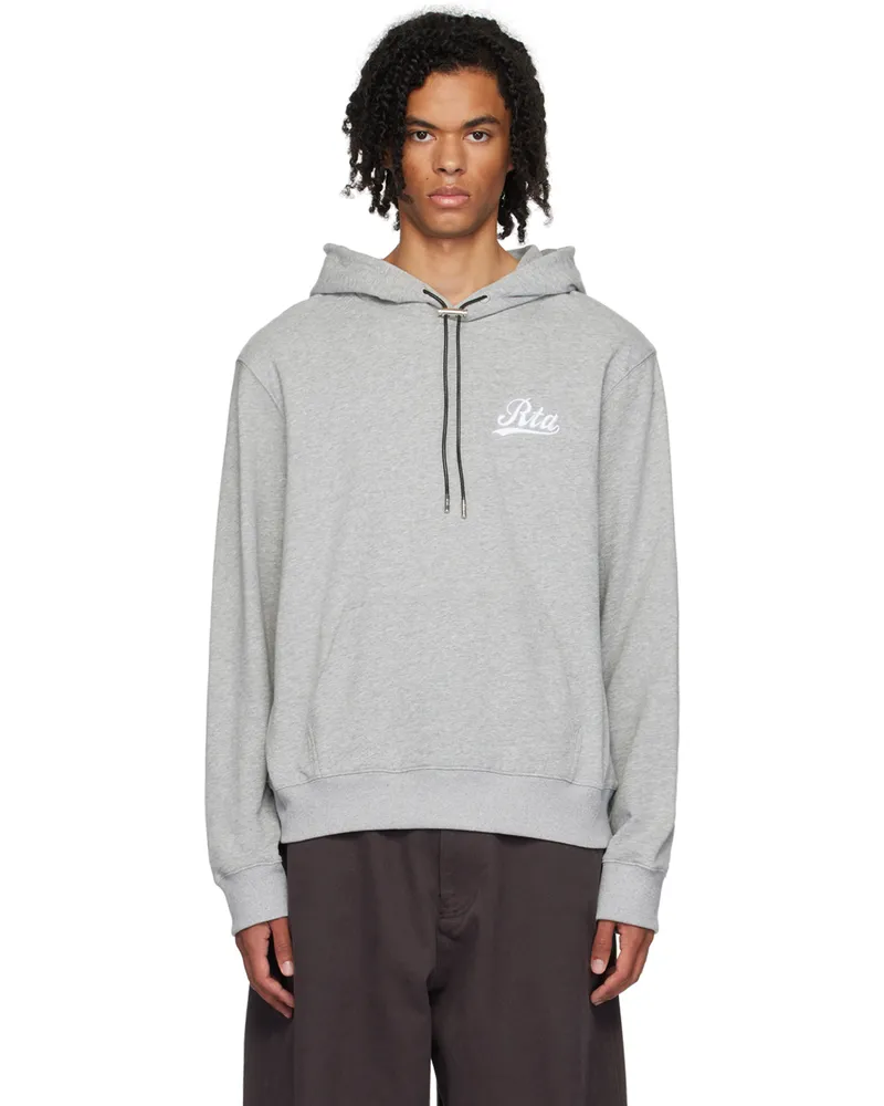 RTA Grey Dion Hoodie Hthr