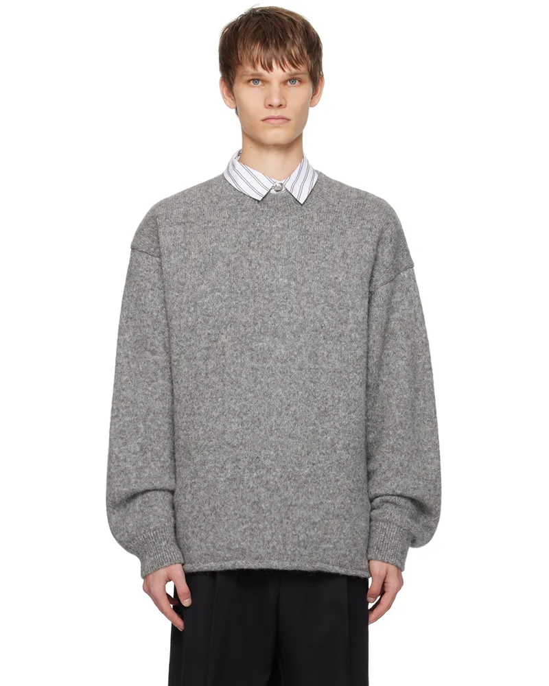 Jacquemus Gray Les Classiques 'Le pull Jacquemus' Sweater 950