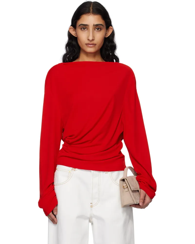 Jacquemus Red La Croisière 'The Croisière' Blouse 471