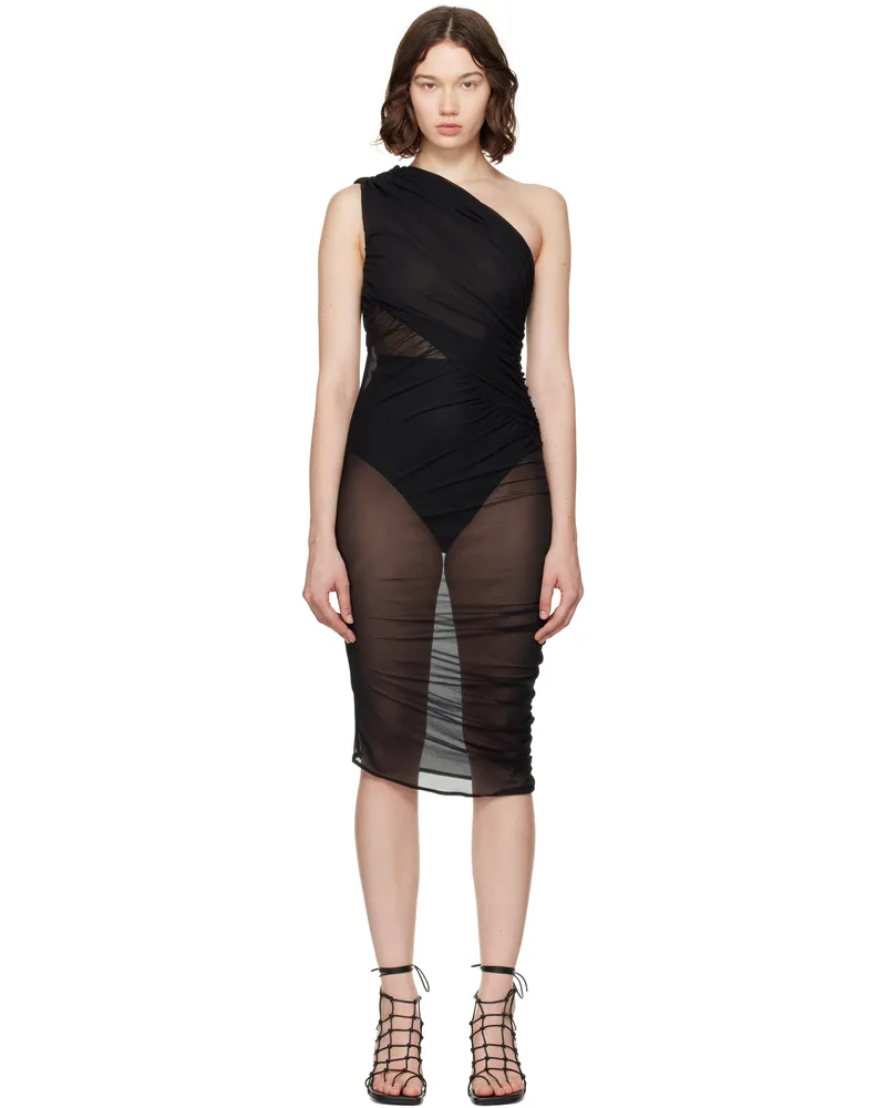 Rick Owens Lilies Black Amira Minidress 09