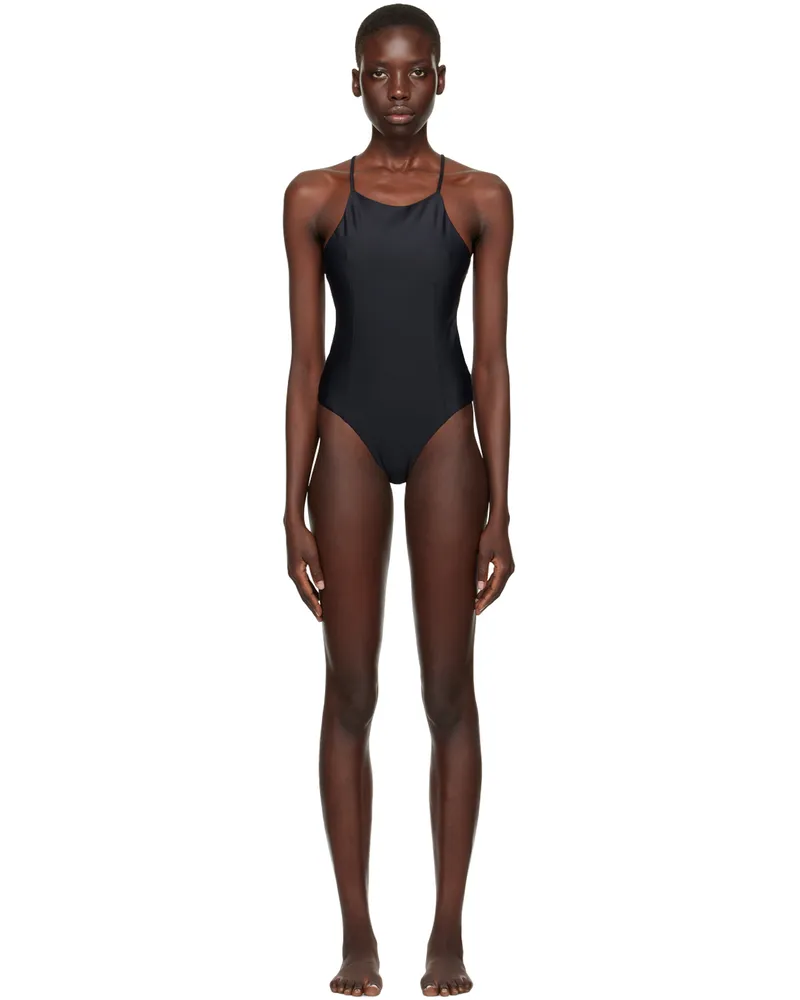 CDLP Black Racer Swimsuit Black