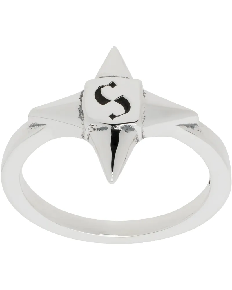 Stolen Girlfriends Club Silver Star Shock Ring Silver