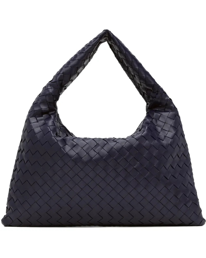 Bottega Veneta Navy Small Hop Bag 4527