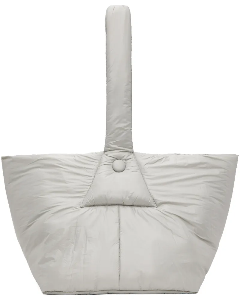 LOW CLASSIC Gray Giant Padded Bag Silver