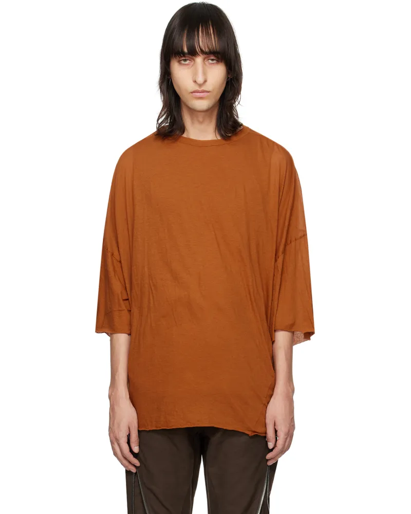 Rick Owens Orange Tommy T-Shirt 53