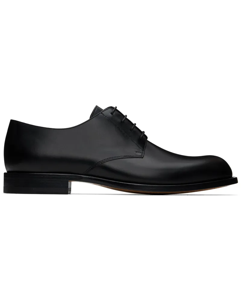 The Row Black Novus Leather Derbys Blk