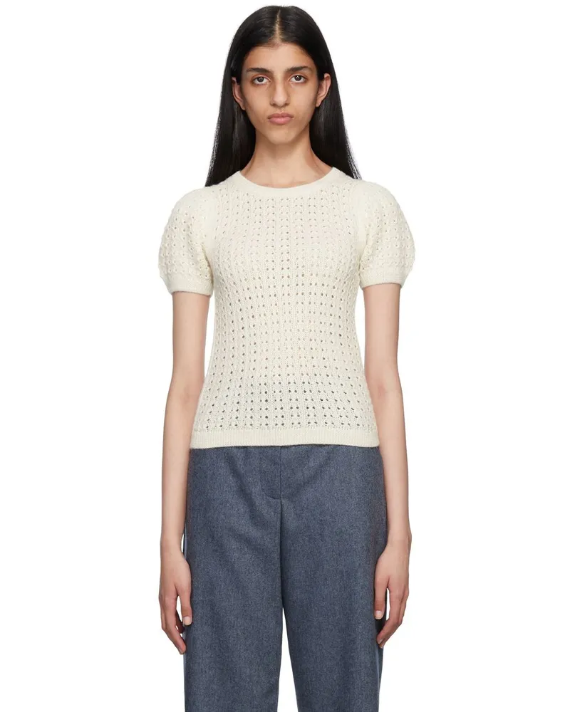 See by Chloé Off-White Fantasy Pointelle Sweater 22o