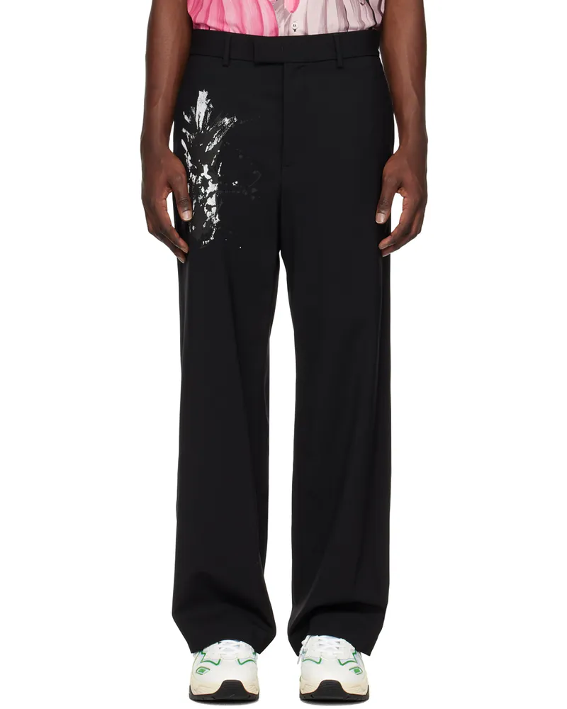 MSGM Black Pineapple Trousers 99