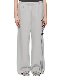 Doublet Grey RCA Cable Sweatpants Grey