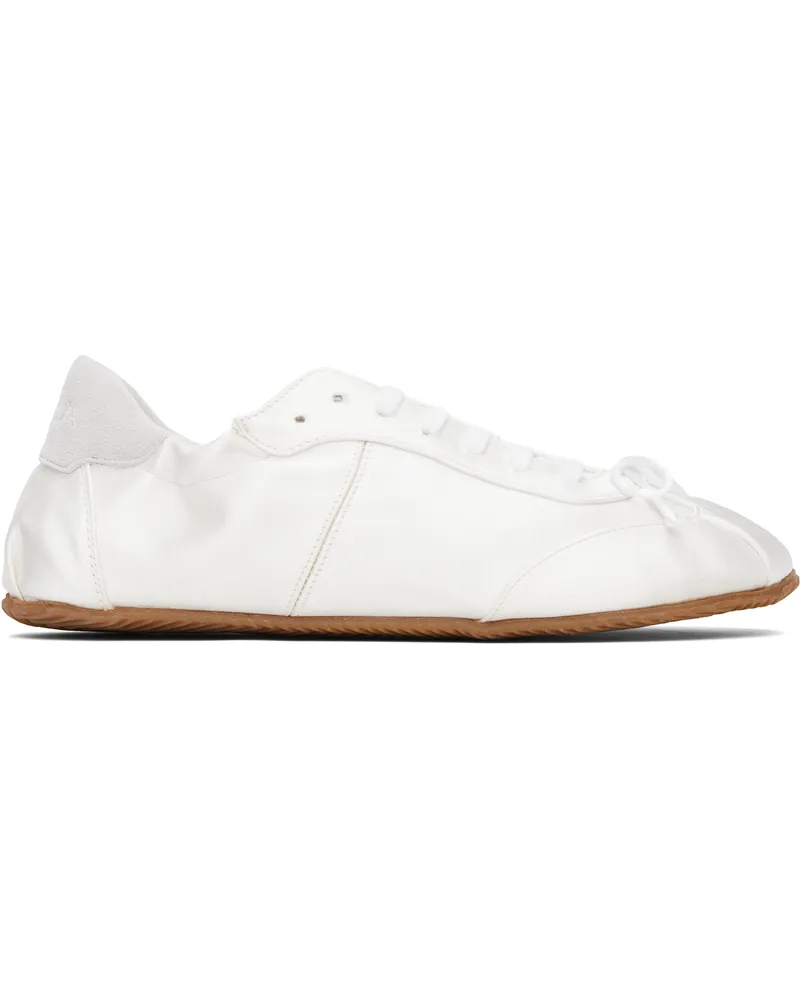 ABRA White Ballerina Sneakers White