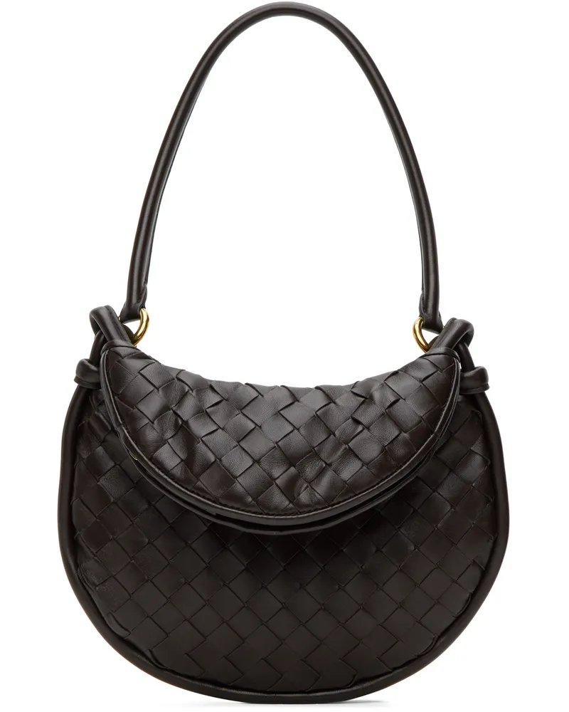 Bottega Veneta Brown Small Gemelli Shoulder Bag 2190-fondant-m