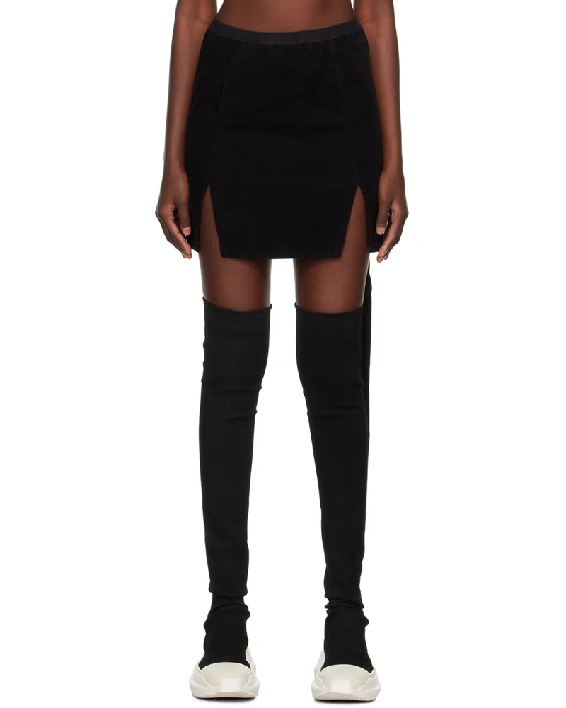 DRKSHDW by Rick Owens Black Lido Miniskirt 09