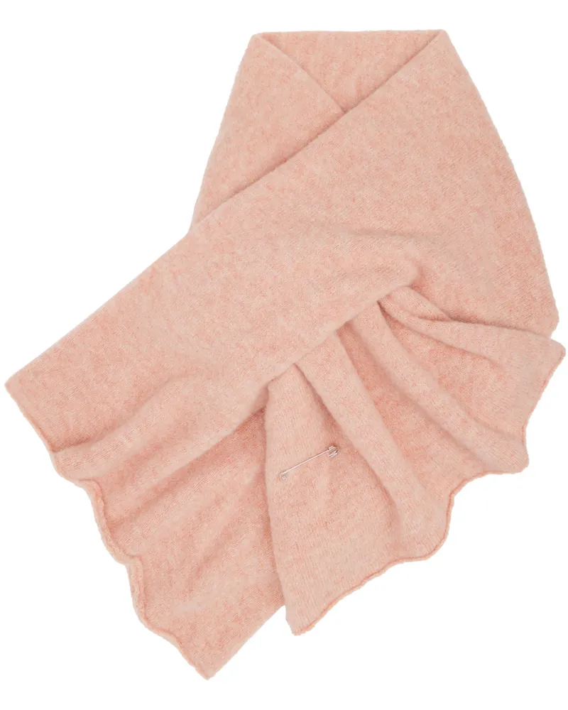 Dries van Noten Pink Knit Scarf Rose