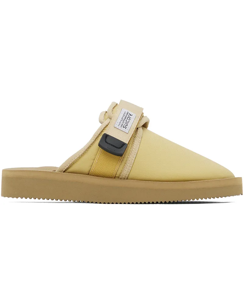 SUICOKE Beige ZAVO-Cab Slippers Beige