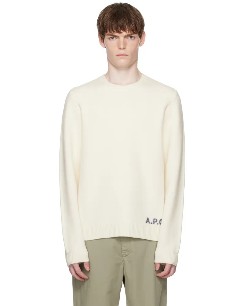 A.P.C. Off-White Edward Sweater Aad