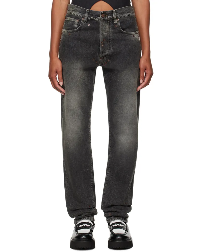 Moschino Black Faded Jeans 0499