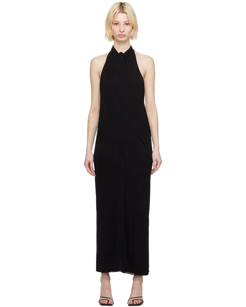 The Row Black Brynlee Maxi Dress Blk