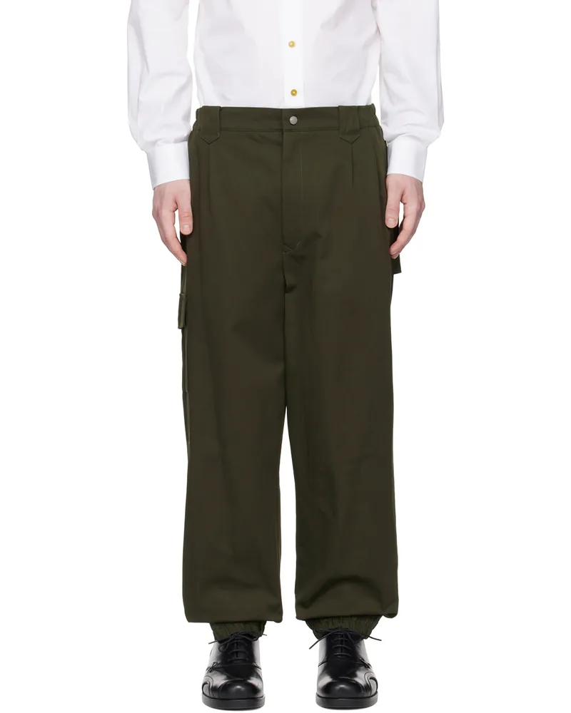 Vivienne Westwood Khaki Back Door Combat Cargo Pants M402