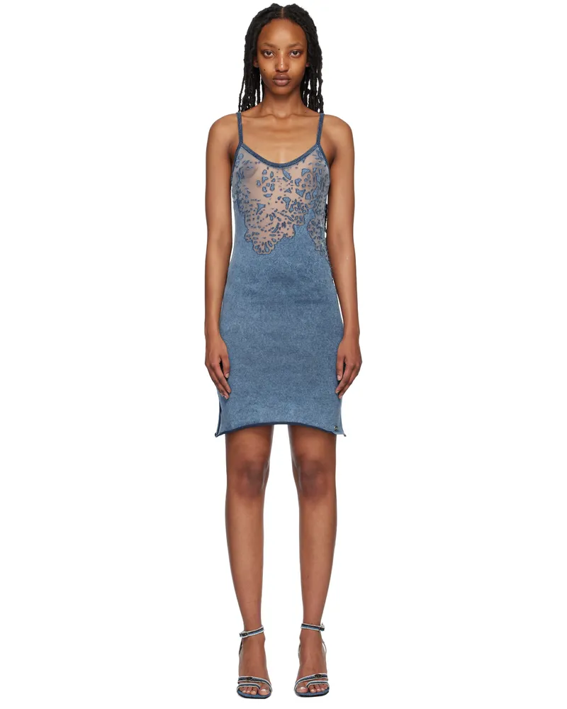 Diesel Blue Apelle Denim Minidress 81e