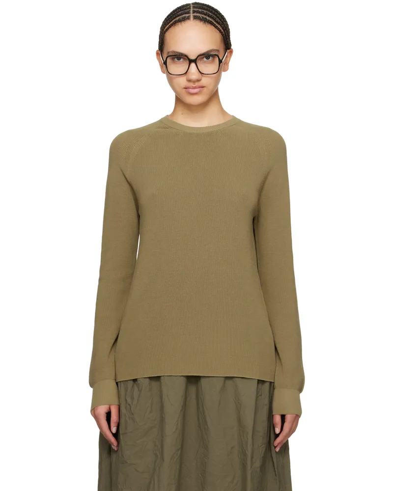 Casey Casey Beige Raglan Sweater Dark